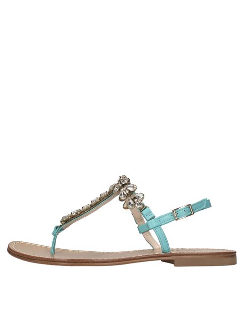 Flat in pelle e applicazioni BIJOU | 102 VIT.TIFFANY